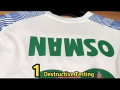 Niestandardowa męska koszulka piłkarska Training Club Quick Dry Oryginalna niebieska odzież piłkarska Mundury klubu piłkarskiego